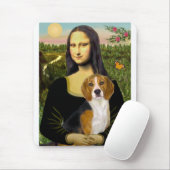 Beagle 7 - Mona Lisa Mousepad (Mit Mouse)