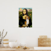 Beagle 7 - Mona Lisa Poster (Küche)