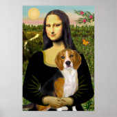 Beagle 7 - Mona Lisa Poster (Vorne)