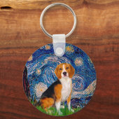 Beagle 7 - Sternennacht Schlüsselanhänger (Vorderseite)