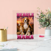 Beagle Acrylschild (Hochzeit)
