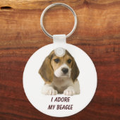 Beagle Adore Schlüsselanhänger (Vorderseite)