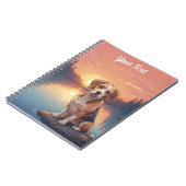 Beagle am See Notizblock (Linke Seite)