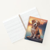 Beagle am See Notizblock (Innenseite)
