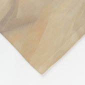 Beagle am Strand, Sommergeschenk für Hundefreunde Fleecedecke (Ecke)