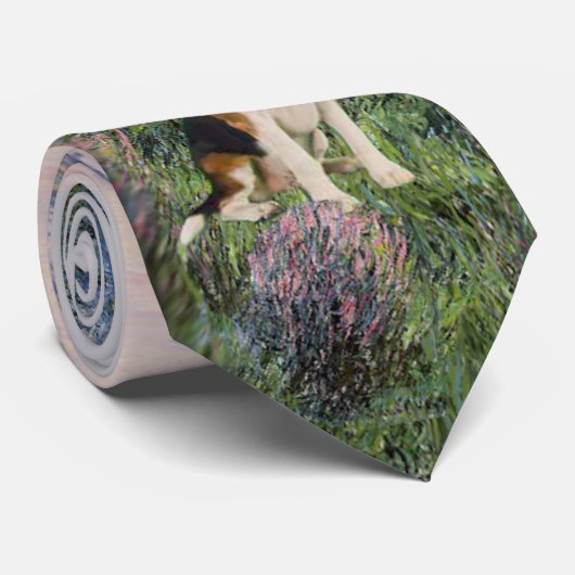 Beagle - An der Seine Krawatte (Gerollt)