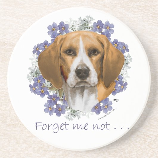 Beagle-Andenken Getränkeuntersetzer (Vorne)
