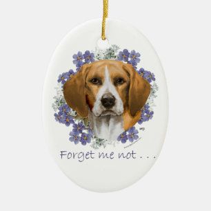Beagle-Andenken Keramik Ornament