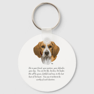 Beagle-Andenken MÄNNLICH Schlüsselanhänger