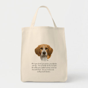 Beagle-Andenken Tragetasche