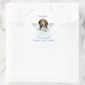 Beagle Angel - Aufkleber (Tasche)
