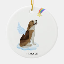 Beagle Angel Dog Personalisiertes Haustier Memoria