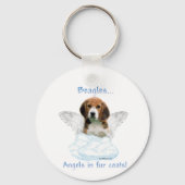 Beagle Angel Schlüsselanhänger (Rückseite)