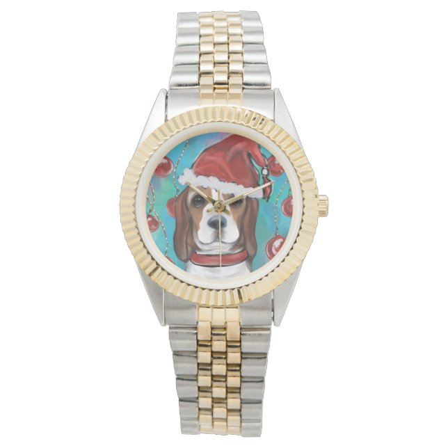 Beagle Armbanduhr (Vorderseite)