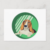 Beagle Art Postkarte (Vorderseite)
