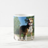 Beagle auf den Felsen - Kaffeetasse (Mittel)
