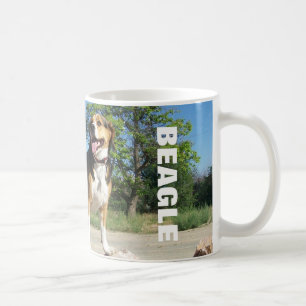Beagle auf den Felsen - Kaffeetasse