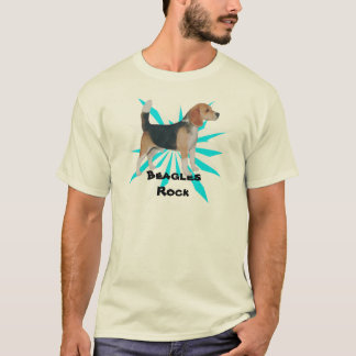 Beagle auf TürkisPinwheel T-Shirt