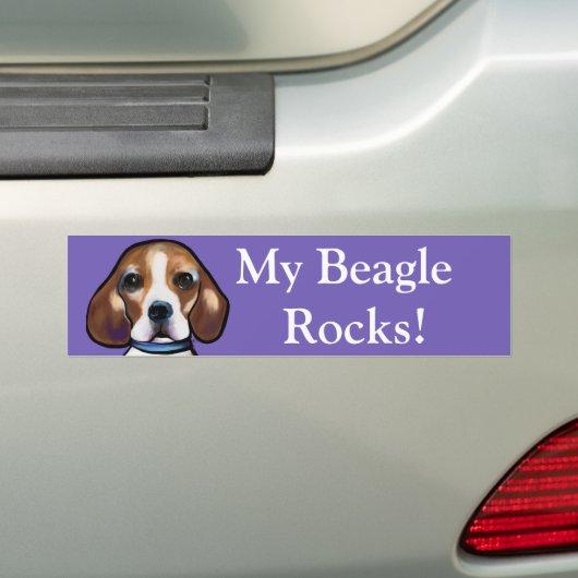 Beagle autoaufkleber (Auf Auto)