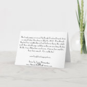 Beagle Babe schläft in Waffen Karte (Rückseite)