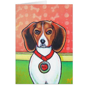 Beagle-Baby-Karte