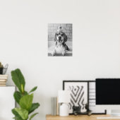 Beagle Bad Wandkunst, Hund und Gummiente, Beagle Poster (Heimbüro)