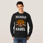 Beagle Bagel Baker Roll Lover Weizen Jüdisches Bro T-Shirt (Vorne ganz)
