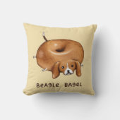 BEAGLE BAGEL lali Kissen (Vorderseite)