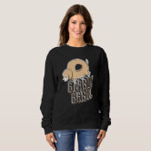 Beagle Bagel Liebe Bagels Dog Beagle Sweatshirt (Vorne ganz)