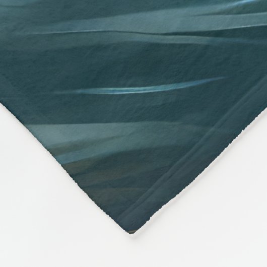 Beagle Beach Surfanstrich Fleecedecke (Ecke)