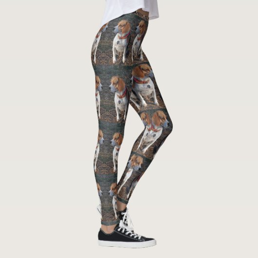 Beagle-Beagle-Beagles Leggings (Rechts)
