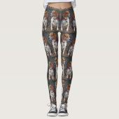 Beagle-Beagle-Beagles Leggings (Vorderseite)