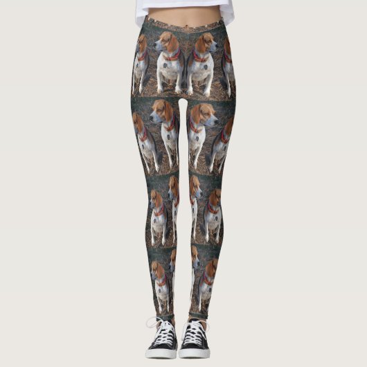 Beagle-Beagle-Beagles Leggings (Vorderseite)