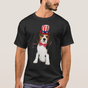 Beagle Beagle Liebe ist Hund Mama Vater Welpe Haus T-Shirt