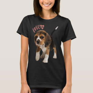 Beagle Beagle Liebe ist Hund Mama Vater Welpe Haus T-Shirt