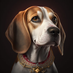 Beagle Beagles Rasse Süßer Welpe Hund Krawatte