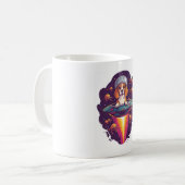 Beagle - Begegnung intergalaktischer Hunde Kaffeetasse (Vorderseite Links)