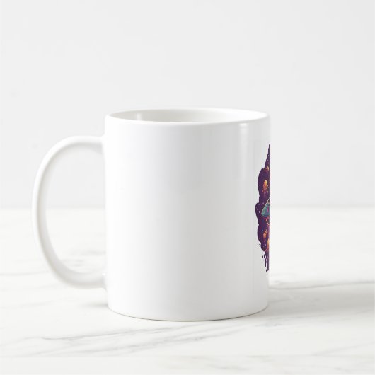 Beagle - Begegnung intergalaktischer Hunde Kaffeetasse (Links)