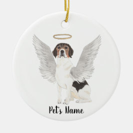Beagle Beileid Memorial Keramik Ornament