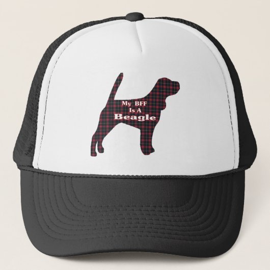 Beagle-BESTE FREUNDIN Truckerkappe (Vorderseite)