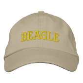 BEAGLE BESTICKTE BASEBALLKAPPE (Vorderseite)