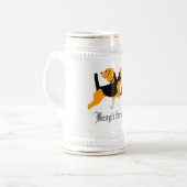 Beagle Bierglas (Vorderseite Links)