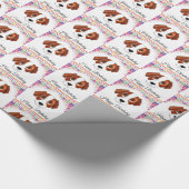 Beagle Birthday Geschenkpapier (Ecke)