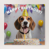 Beagle Birthday Party Puzzle (Vertikal)