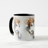 Beagle Black Brown White Pet Doggie Puppy Tasse (Vorderseite Links)