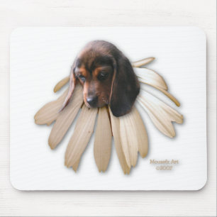 Beagle Blume Mousepad