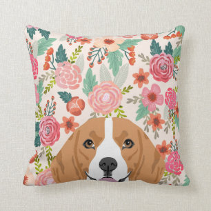 Beagle Blume Pisse Hund niedlich Hund Kissen