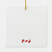 Beagle bringen Freude Keramikornament (Rückseite)