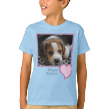 Beagle Brother Text Pet Dog Family Foto