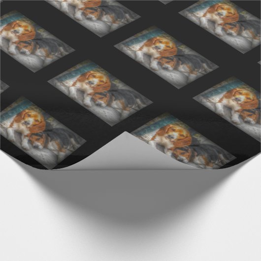 Beagle Brothers Geschenkpapier (Ecke)